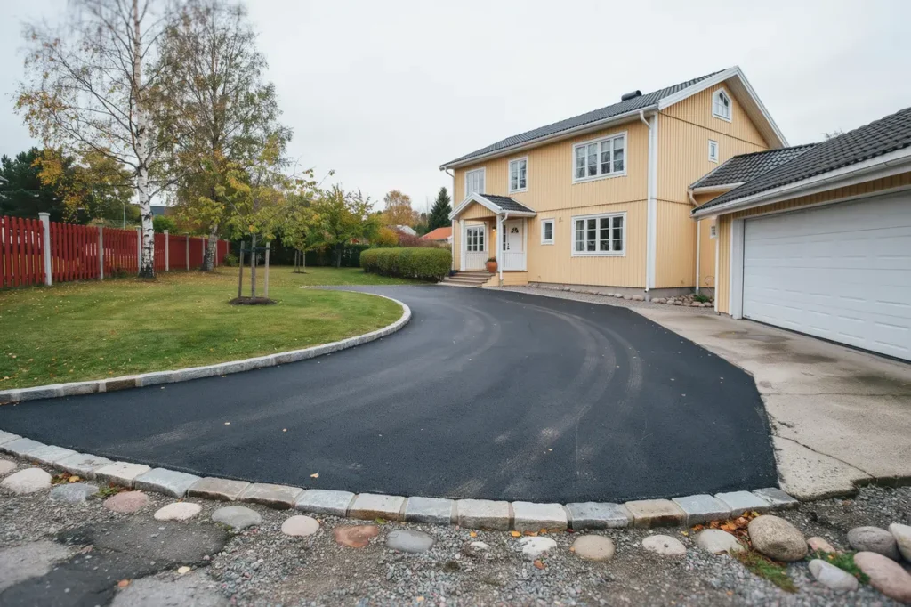asfaltera garageuppfarten r tt praktiska tips f r sv ngradie v ndyta och mindre slitage